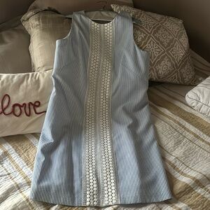 London Times Size 12 shift style seersucker dress